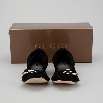 SKOR, ballerinas, Gucci.