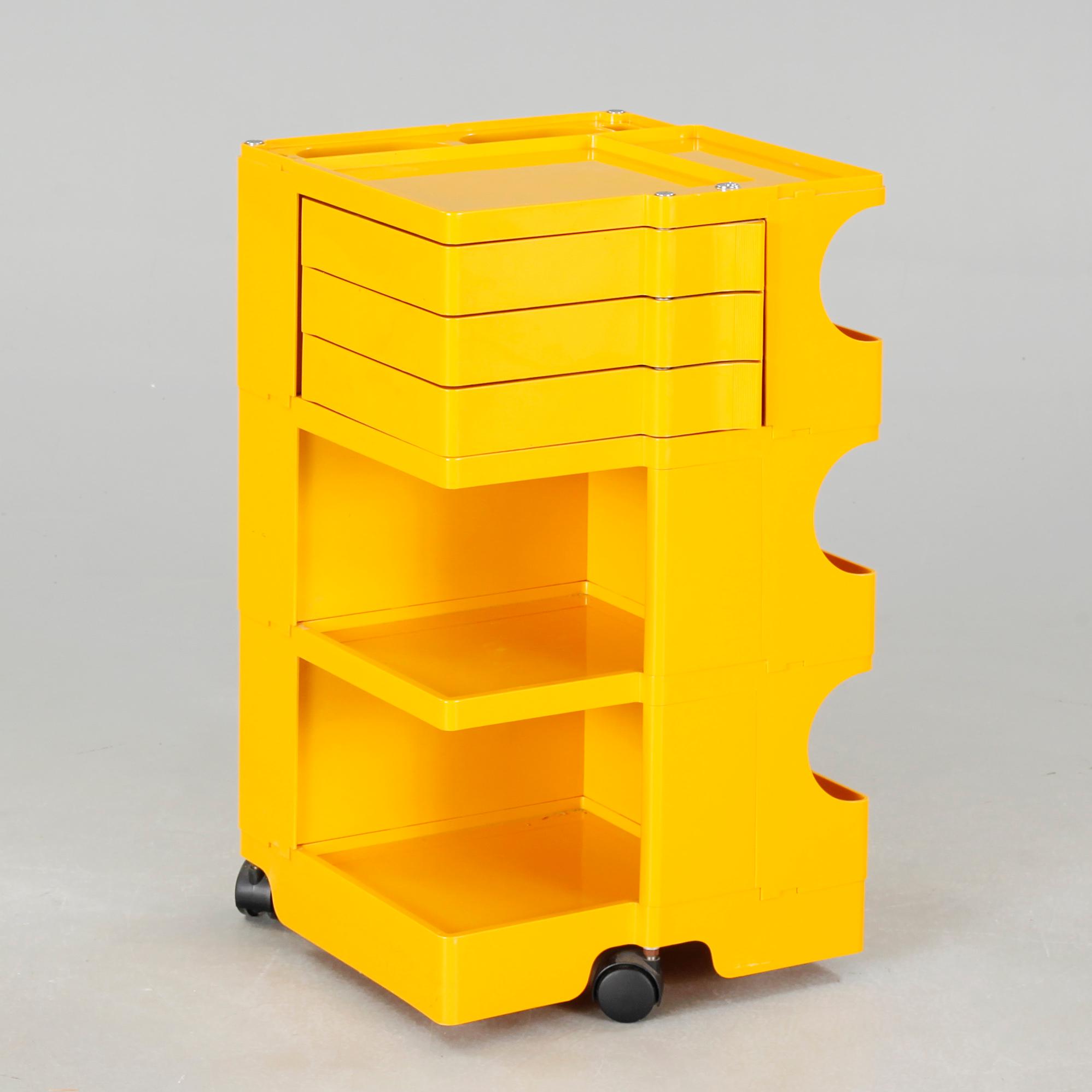 A "Boby" drawer unit, designed 1968 by Joe Colombo for Bieffeplast in Padova.