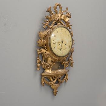 VÄGGPENDYL, gustaviansk, Johan Nyberg,  (1787-1801) Stockholm, 1700-talets senare del.