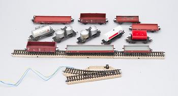 JUNANRATA, Märklin junia, vaunuja ja radanosia, 1900-luvun loppupuoli.