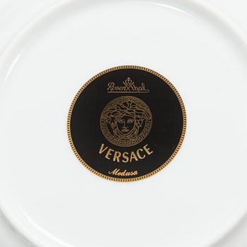 Versace, ruoka-astiasto, 27 osaa, posliini, "Medusa", Rosenthal, Studie-linie, Saksa.