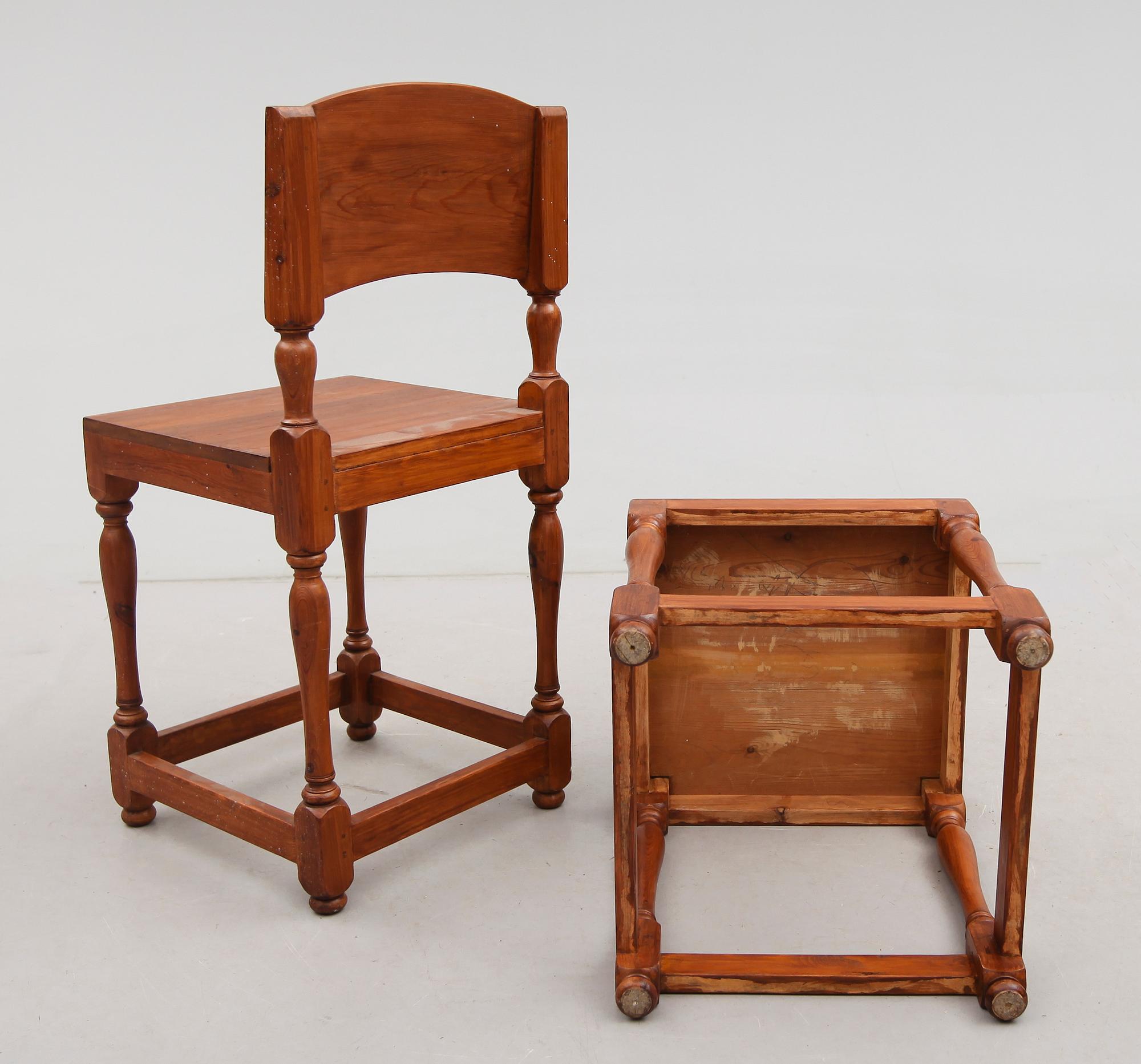 STOLAR, 12 st, allmoge, 1800-/1900-tal.