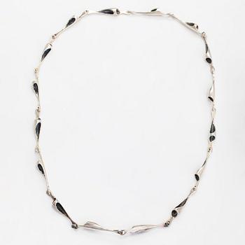 Poul Havgaard, a sterling silver necklace, 'Entire Life', for Lapponia. Helsinki 1976.