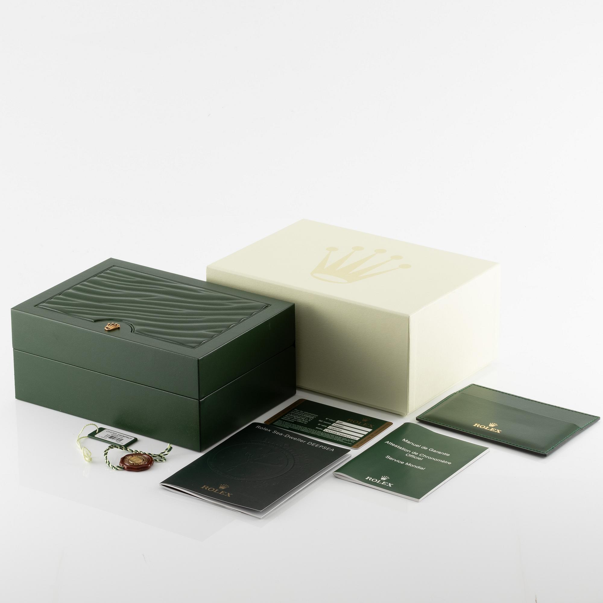 Rolex, Deepsea, Sea-Dweller, wristwatch, 44 mm.