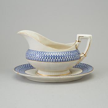 SERVISDELAR, 51 delar, flintgods, "Washington", Rörstrand, 1900-talets början.