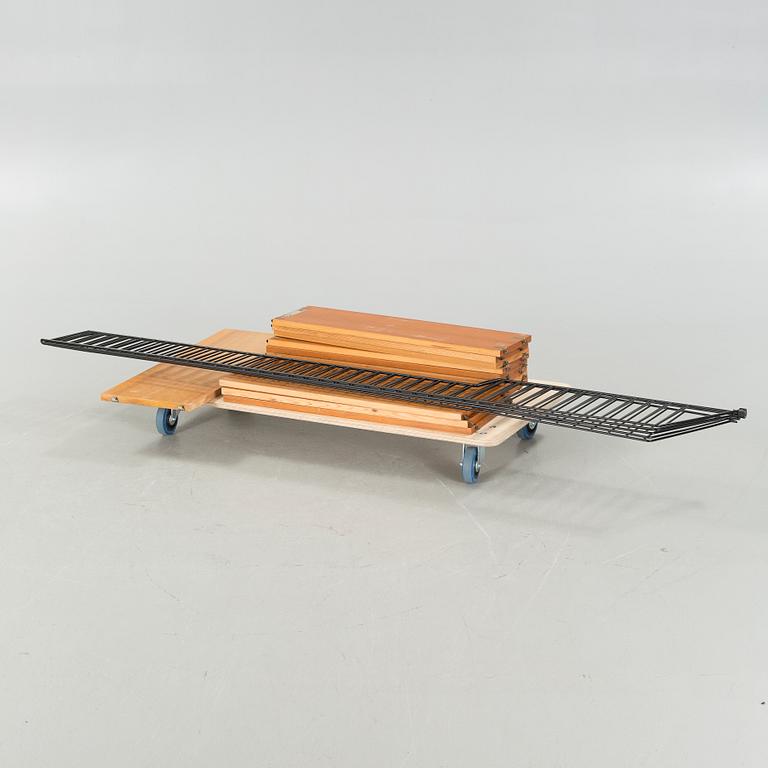 A "String" shelving system, designed by Nils Strinning, second half of the 20th cenutry.
