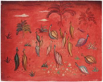 Alexis Preller, Guinea Fowls.