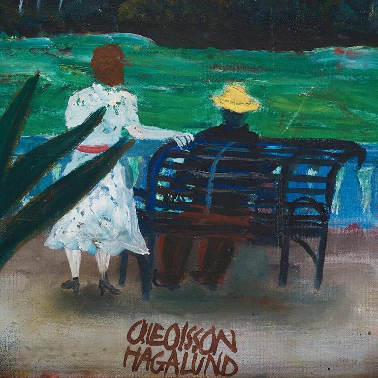 Olle Olsson-Hagalund, "Terrass i Bergianska".