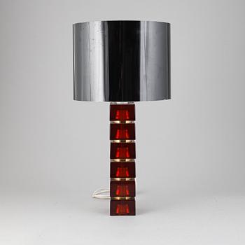 Carl Fagerlund, Orrefors, Bordslampa, 1970-tal.