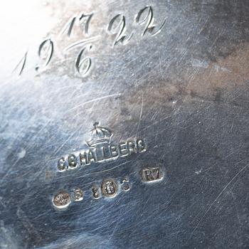 Coffee pot, silver, 1919.