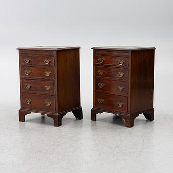 A pair of bedside tables, 19th century.