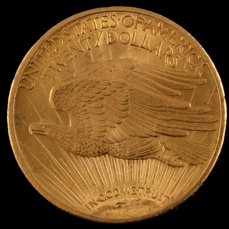 MYNT, 21,6 k guld, United States of Amerika, 1900-tal, vikt 33 g.