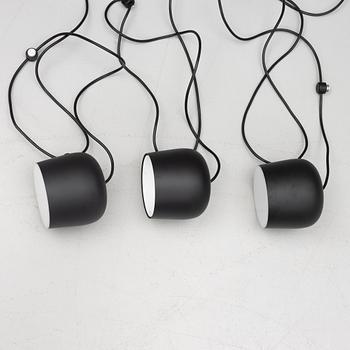 Erwan & Ronan Bouroullec, three 'Aim Small' ceiling lamps, Flos, Italy.