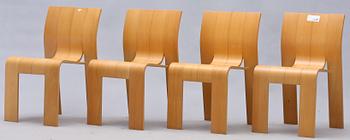 STOLAR, 4 st, "Strip Chair", Gijs Bakker, Castelijn.