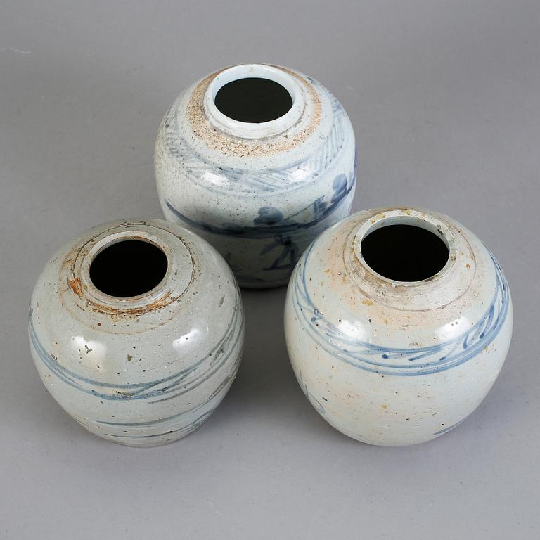 BOJANER, lergods, 3 st. 1800-tal.