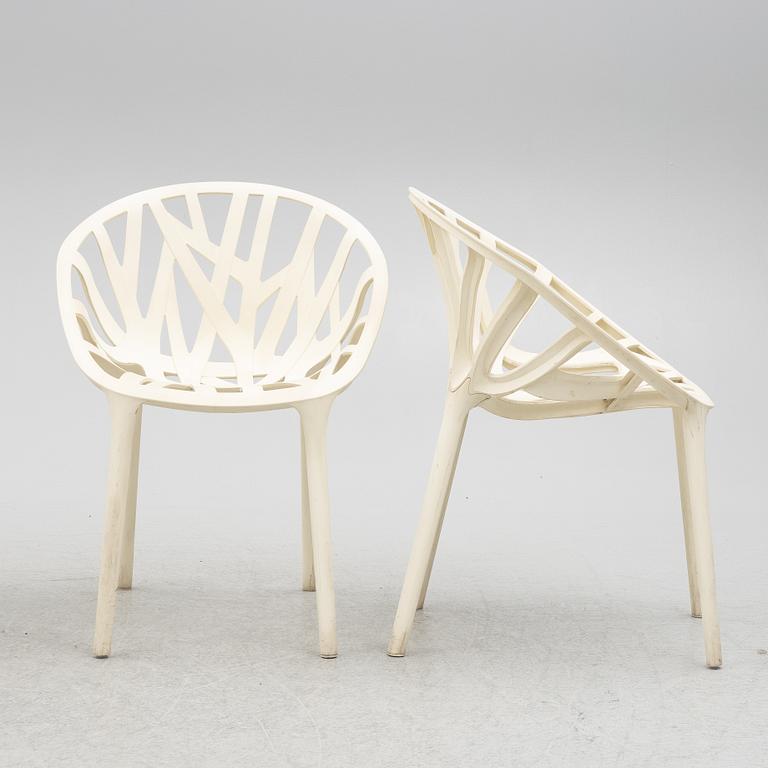 Ronan & Erwan Bouroullec, karmstolar, 4 st, "Vegetale Chair", Vitra.