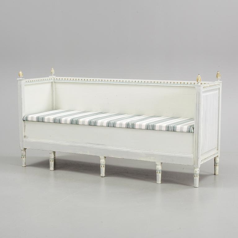 SOFFA, gustaviansk, omkring 1800.