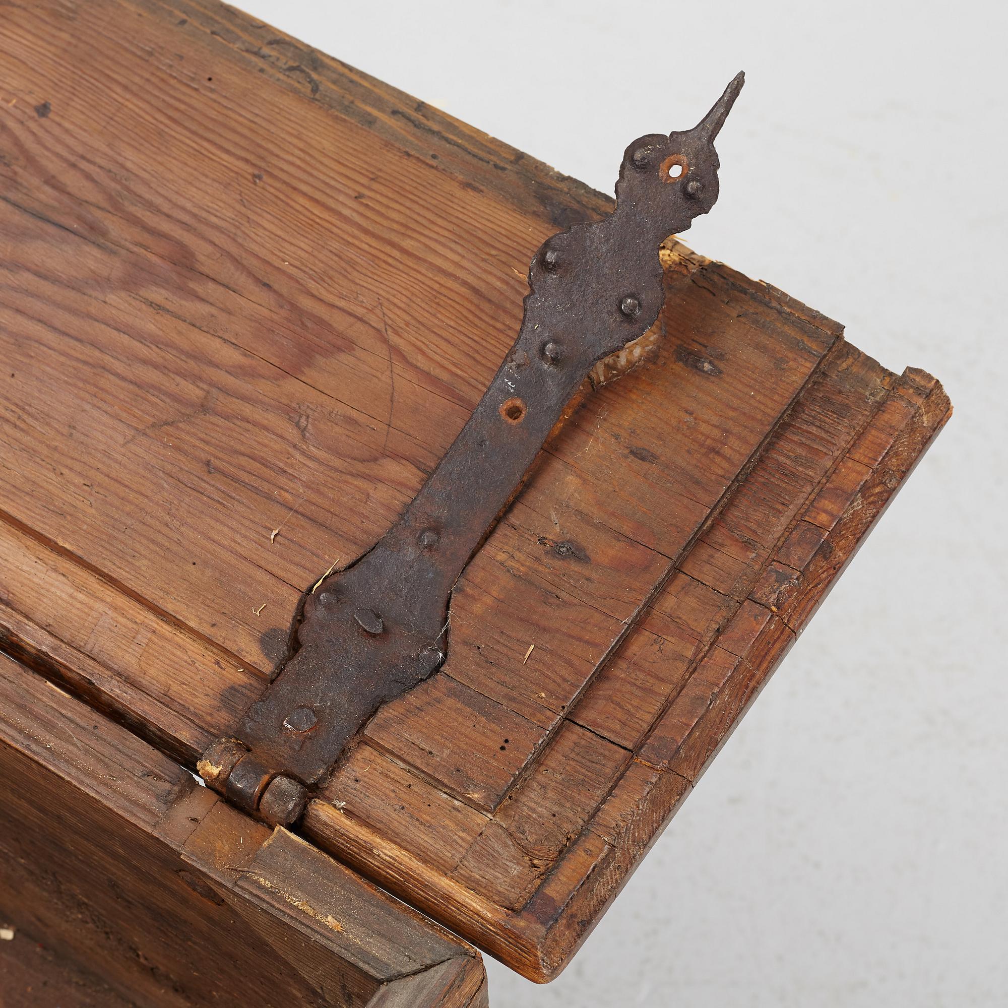 A chest, dated 1745.