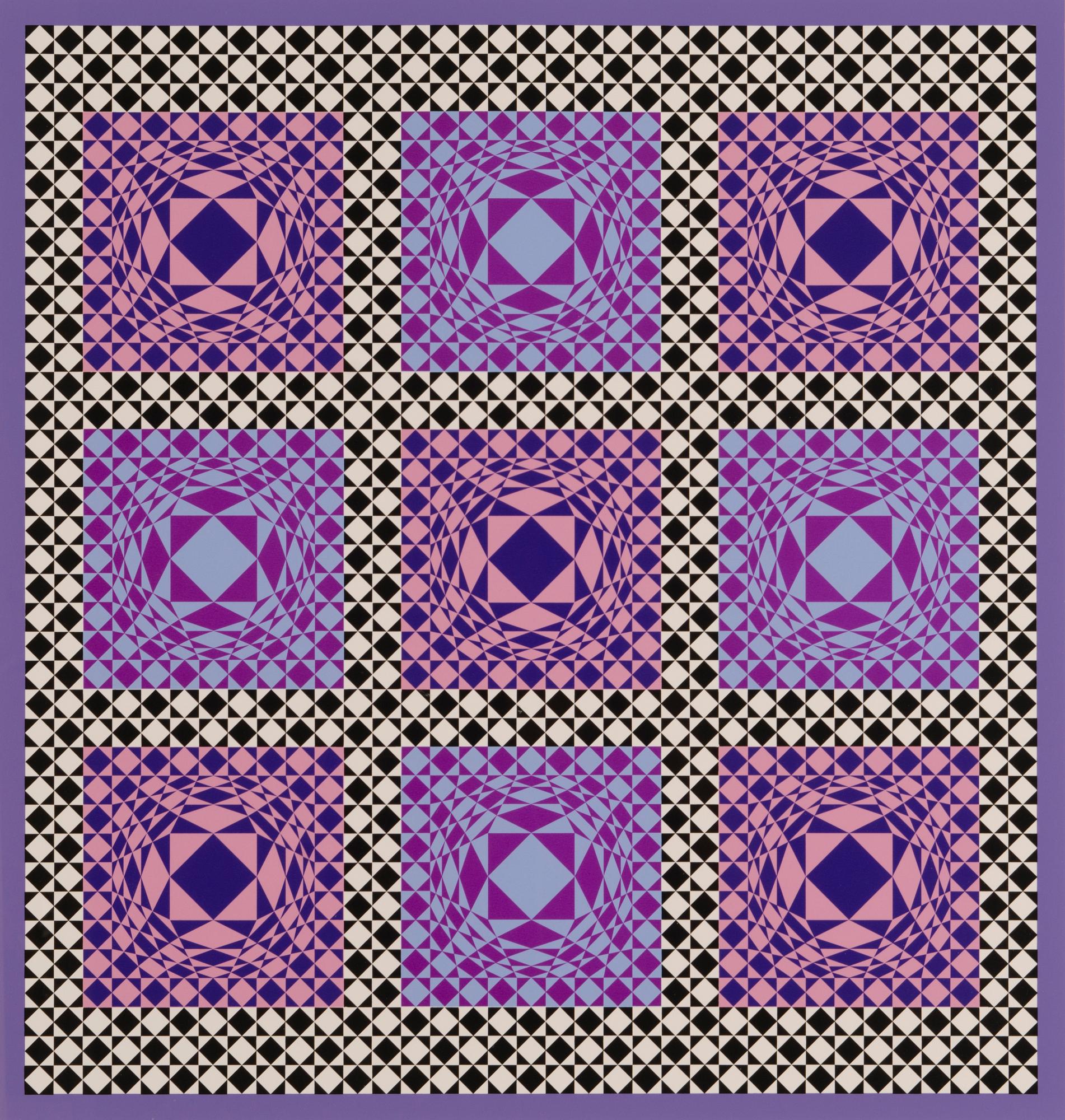 VICTOR VASARELY, serigrafi, signerad, numrerad 227/250.