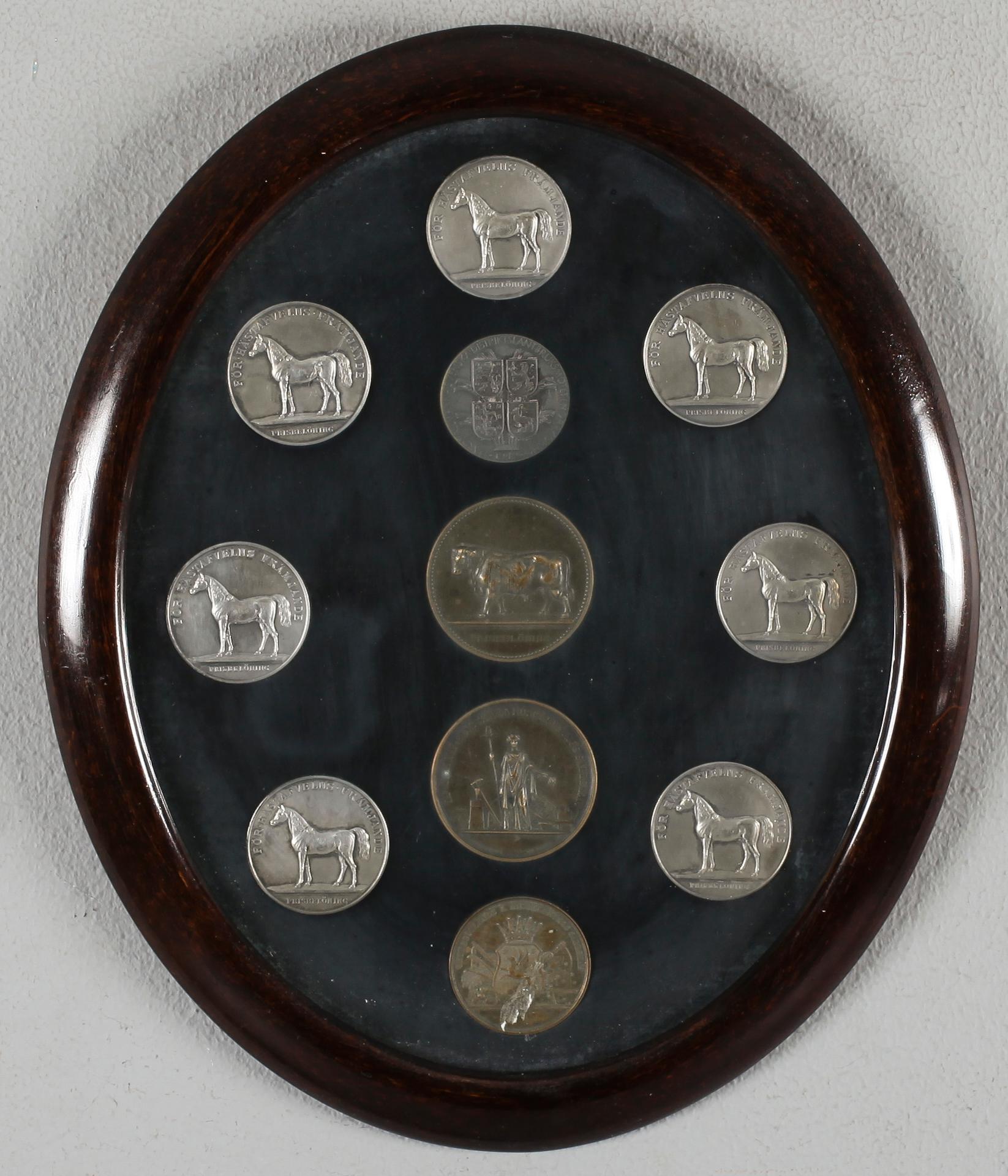PRISPLAKETTER, 49 st, silver och brons, 1900-talets första hälft.