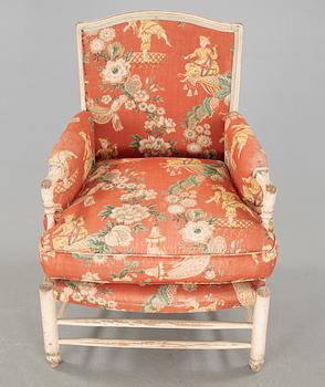 A 19th century armchair.