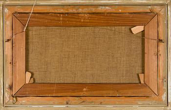 Eugen Taube, Shore Houses in Evening Light.