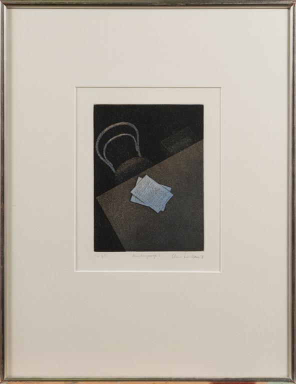 ELINA LUUKANEN, etching, signed and dated -91, numbered 11/60.