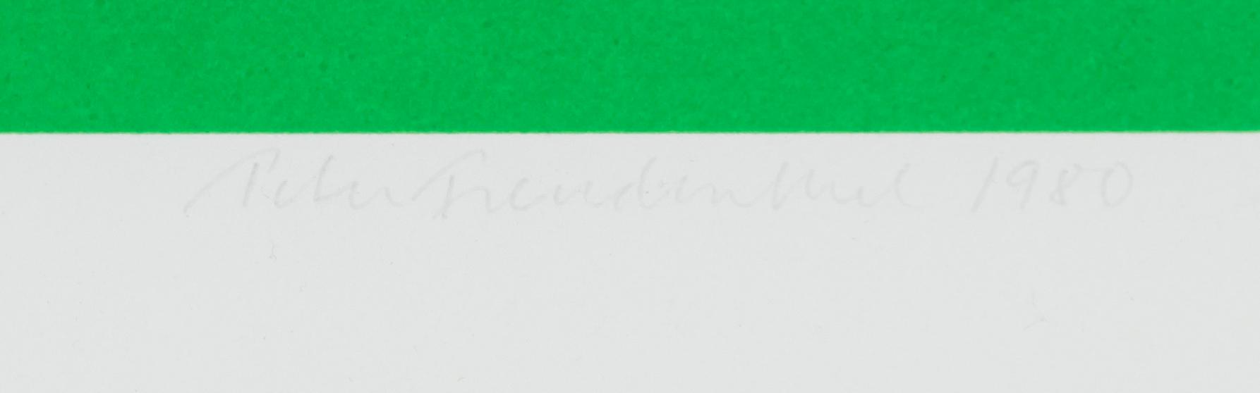 PETER FREUDENTHAL, färglitografi, signerad, daterad 1980 och numrerad 46/100.