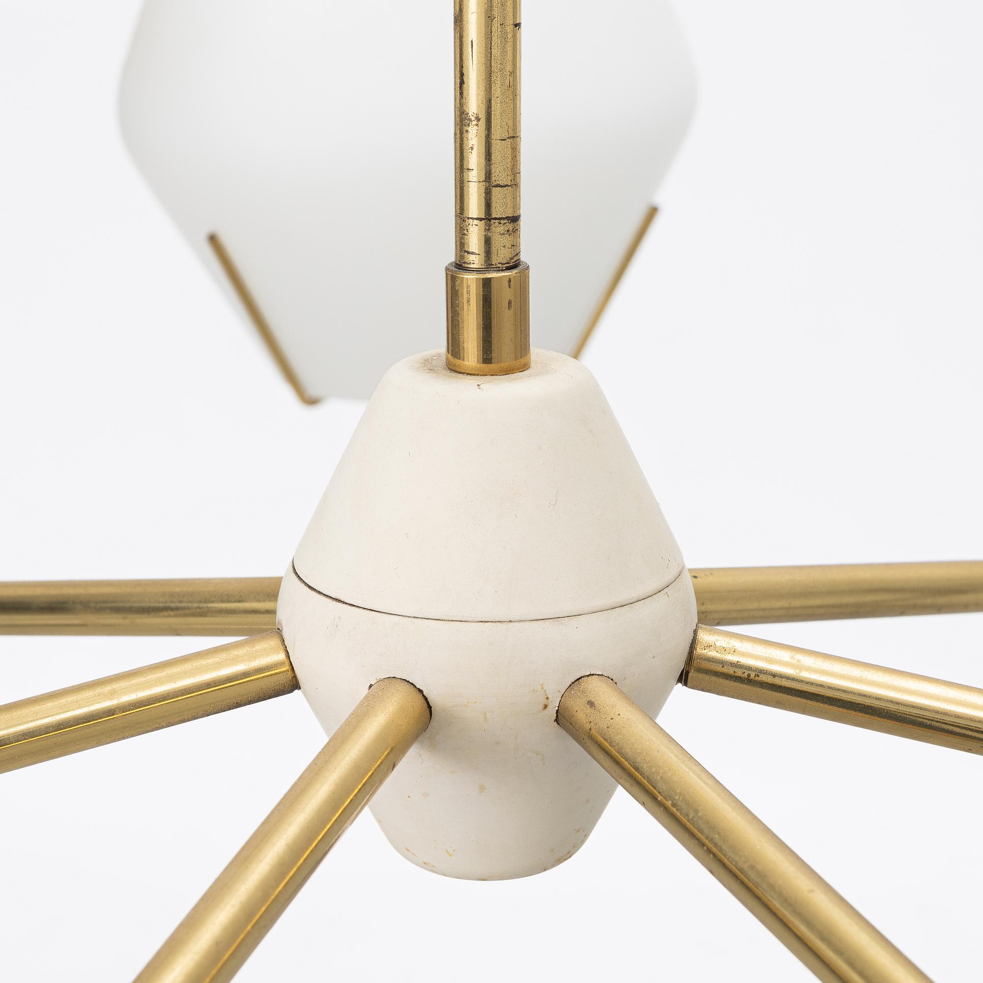 Ceiling lamp, 1950s-60s.