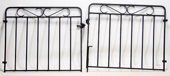 GRINDAR, ett par, metall, 1900-tal.