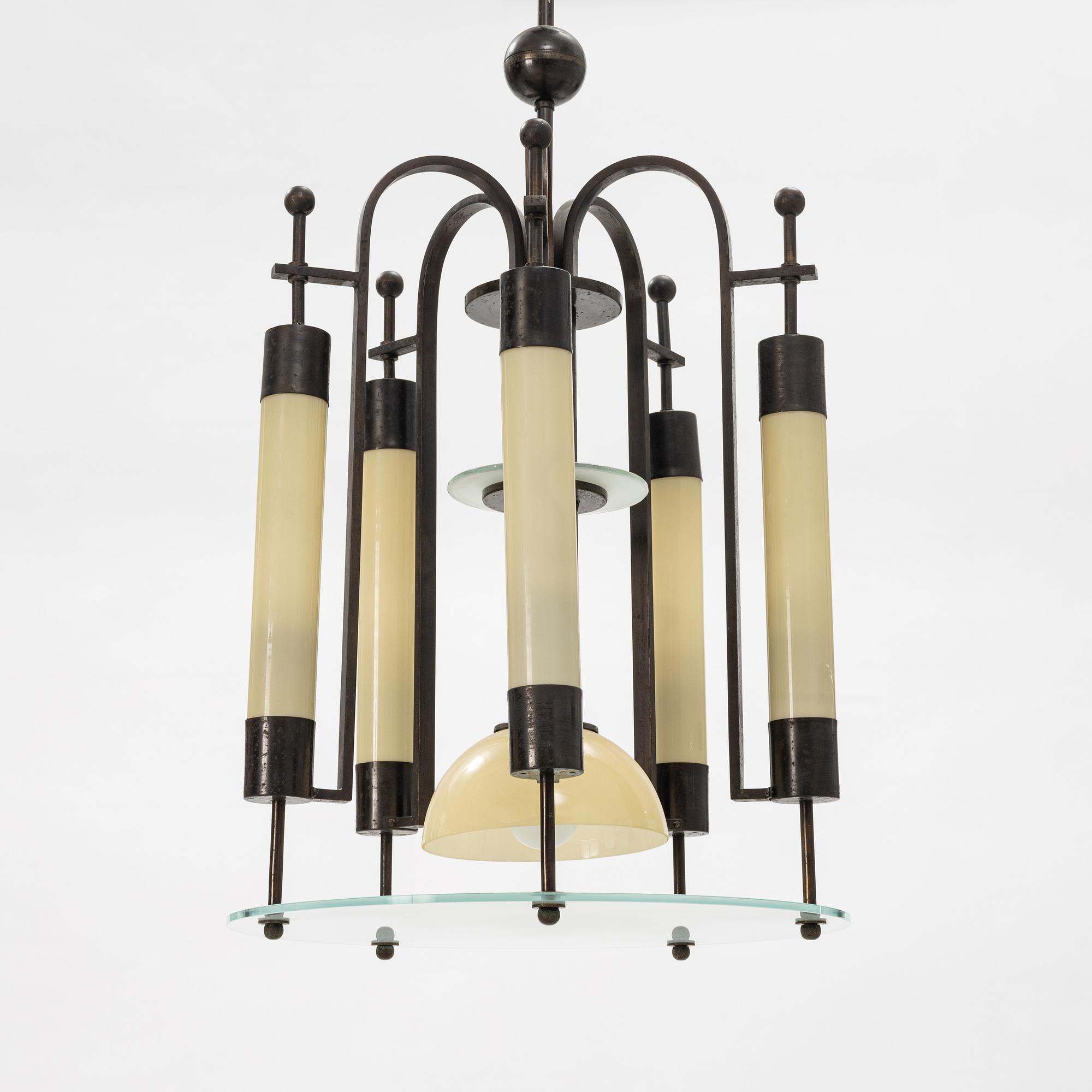 A ceiling light, 1930's.