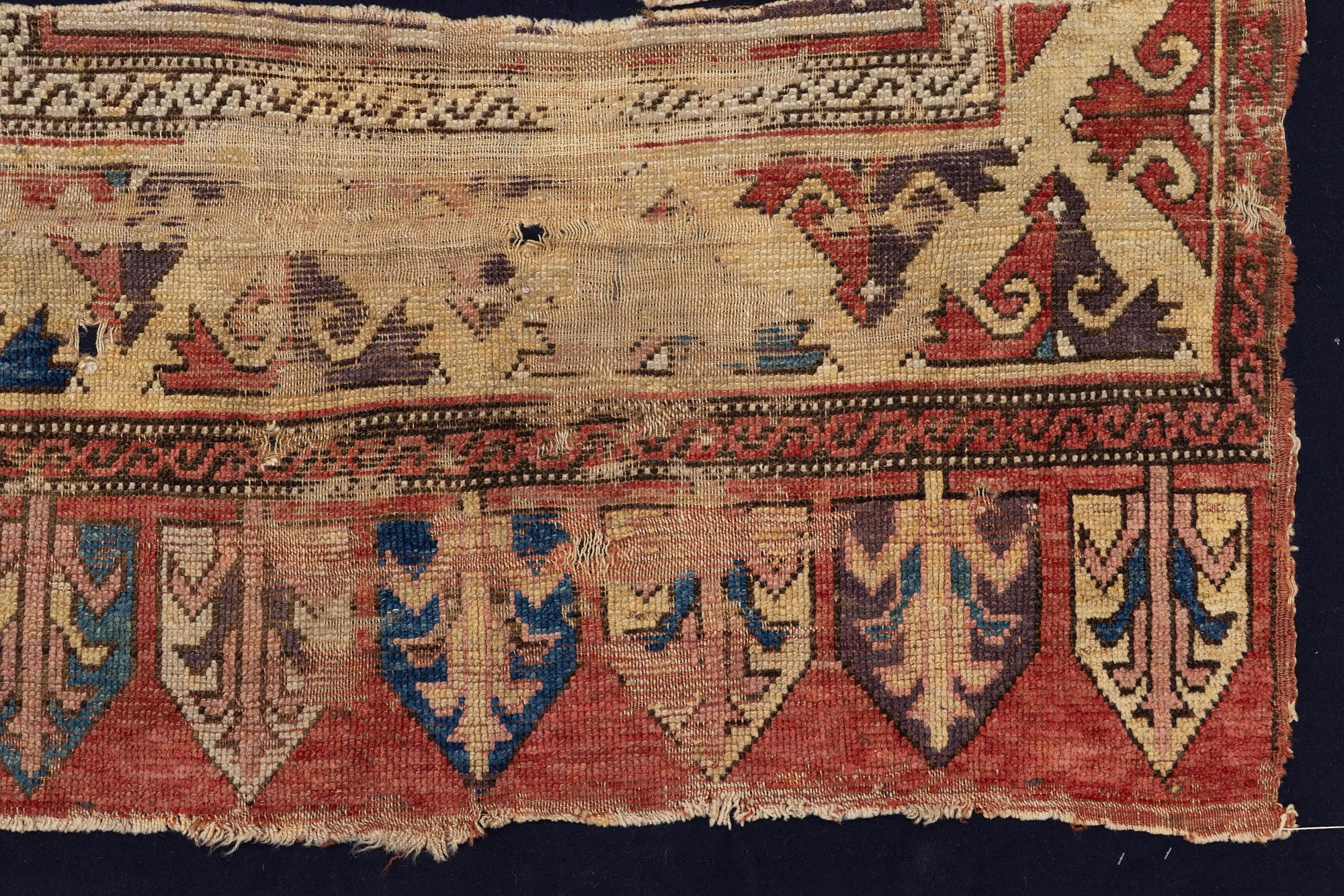 A mid 19th century Cappadocia fragment, c.120 x 93 cm.