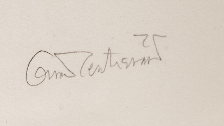 OSCAR REUTERSVÄRD, färglitografier, 2 st, signerade och numrerade 43/250 resp 37/250.