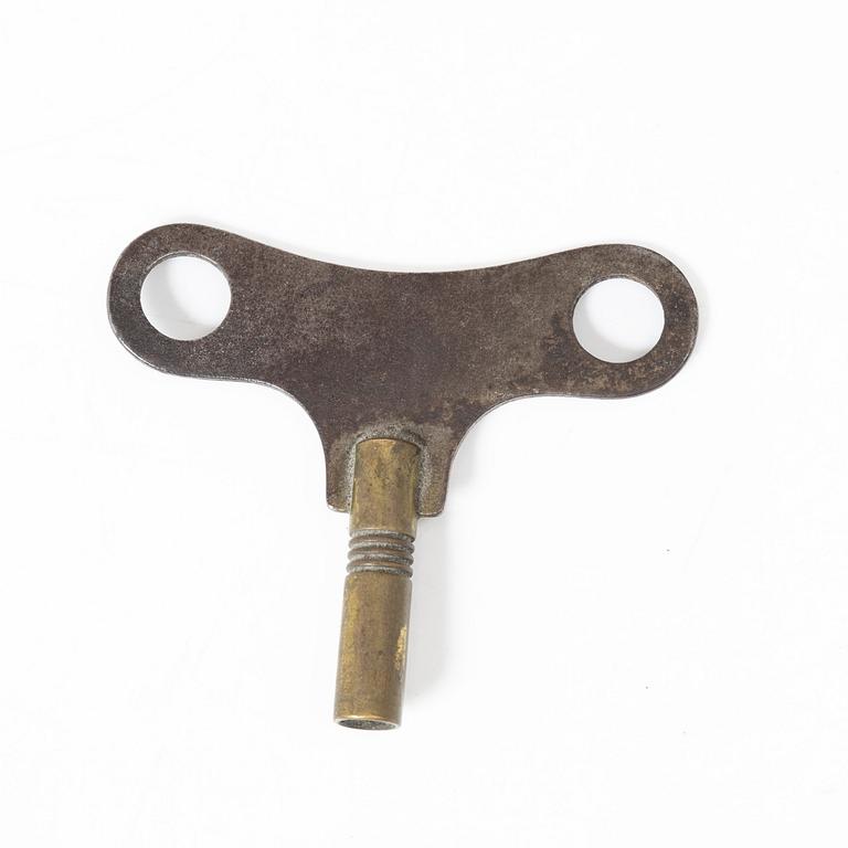 Table pendulum clock, Farcot Breveté, France, late 19th century.