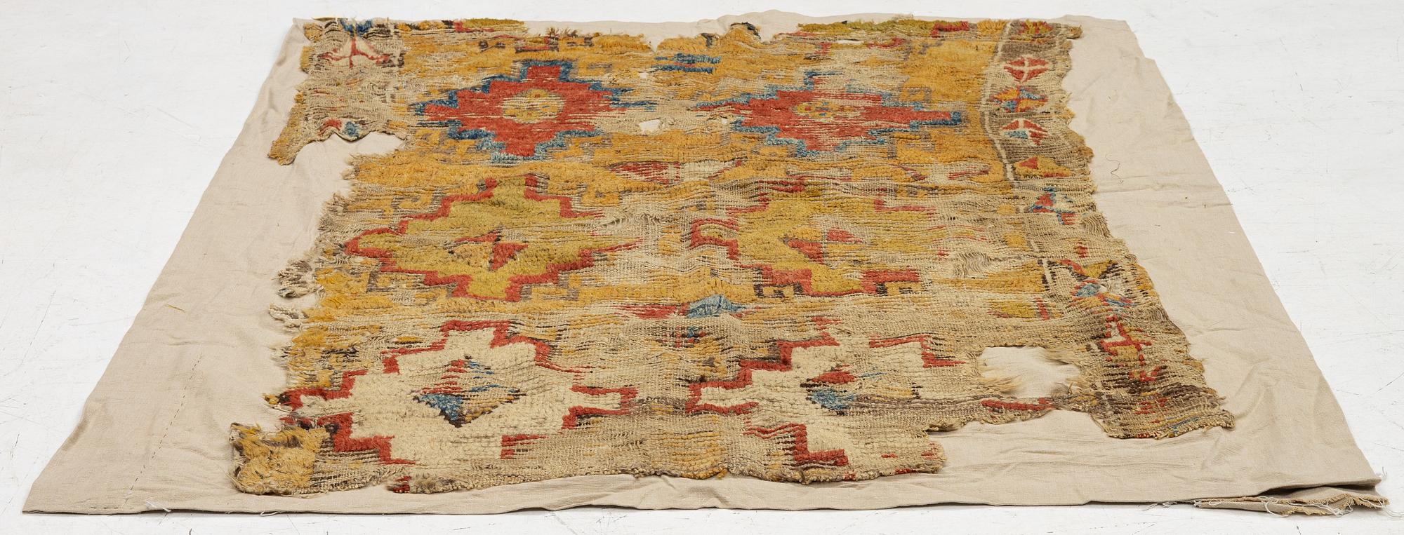 An 18th century Cappadocia 'Memling Gül" fragment, c. 67 x 45 cm.