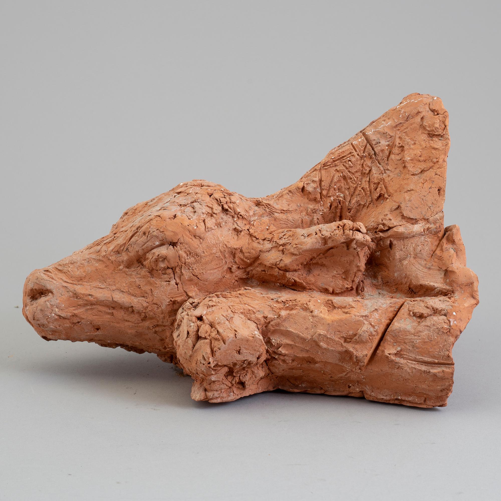 ASMUND ARLE, Sculpture, terracotta, signed A. Arle.