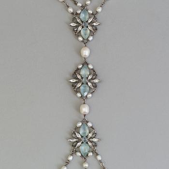 A necklace by Chanel from The Marie Antoinette Coollection 2013, runway piece.