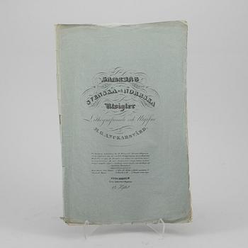NORSKA UTSIGTER, 10 st, "Lithografierade och  Utgifne av M.G. Ankarsvärd", 1830-37.