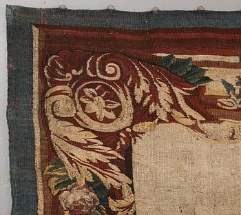 A TAPESTRY, tapestry weave, ca 271 x 500,5 cm, Aubusson, France 18th century, after Oudry.