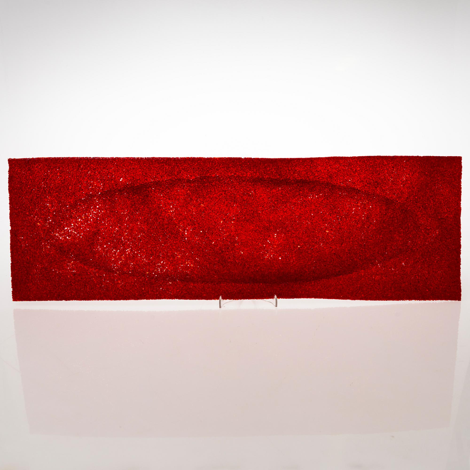 MARKKU SALO, a paté de verre, sculpture signed Markku Salo Nuutajärvi.