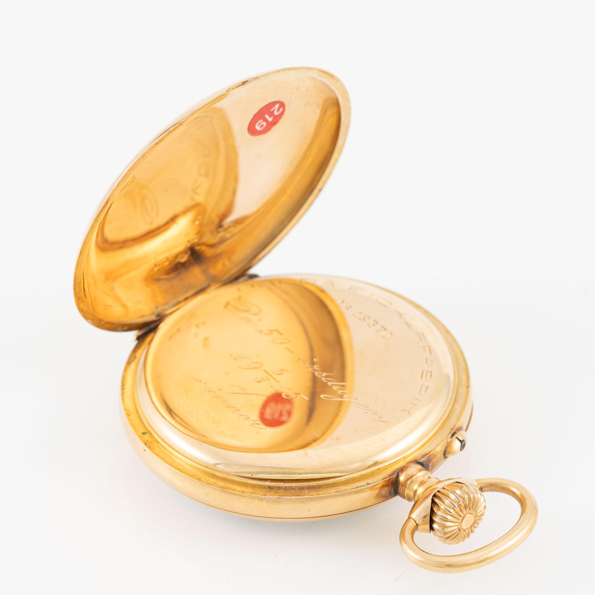 Halda, pocket watch, 49 mm.