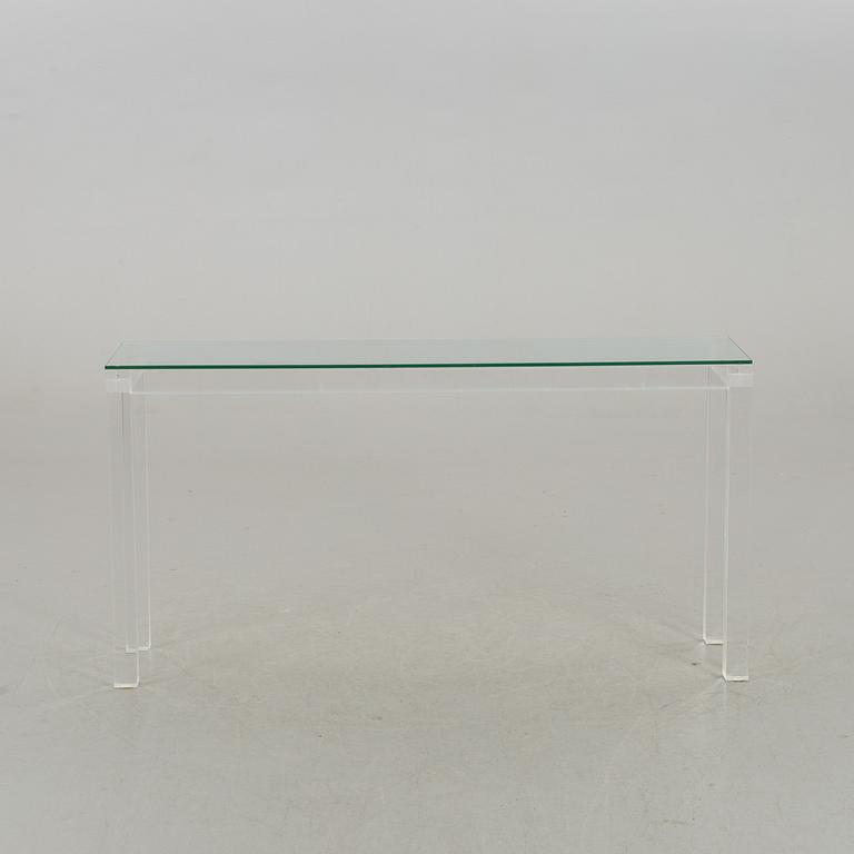 SIDEBOARD, glass and plexi.
