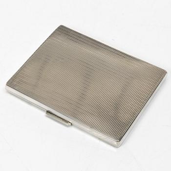 Cigarettetui, silver, GAB, Stockholm, 1951.