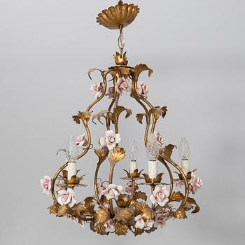 Ceiling lamp Louis XV style, first half of the 20th century.