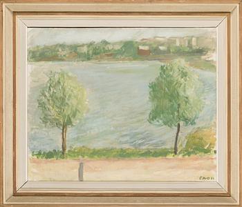 Ernst Mether-Borgström,  oil on canvas, signed and dated -47.