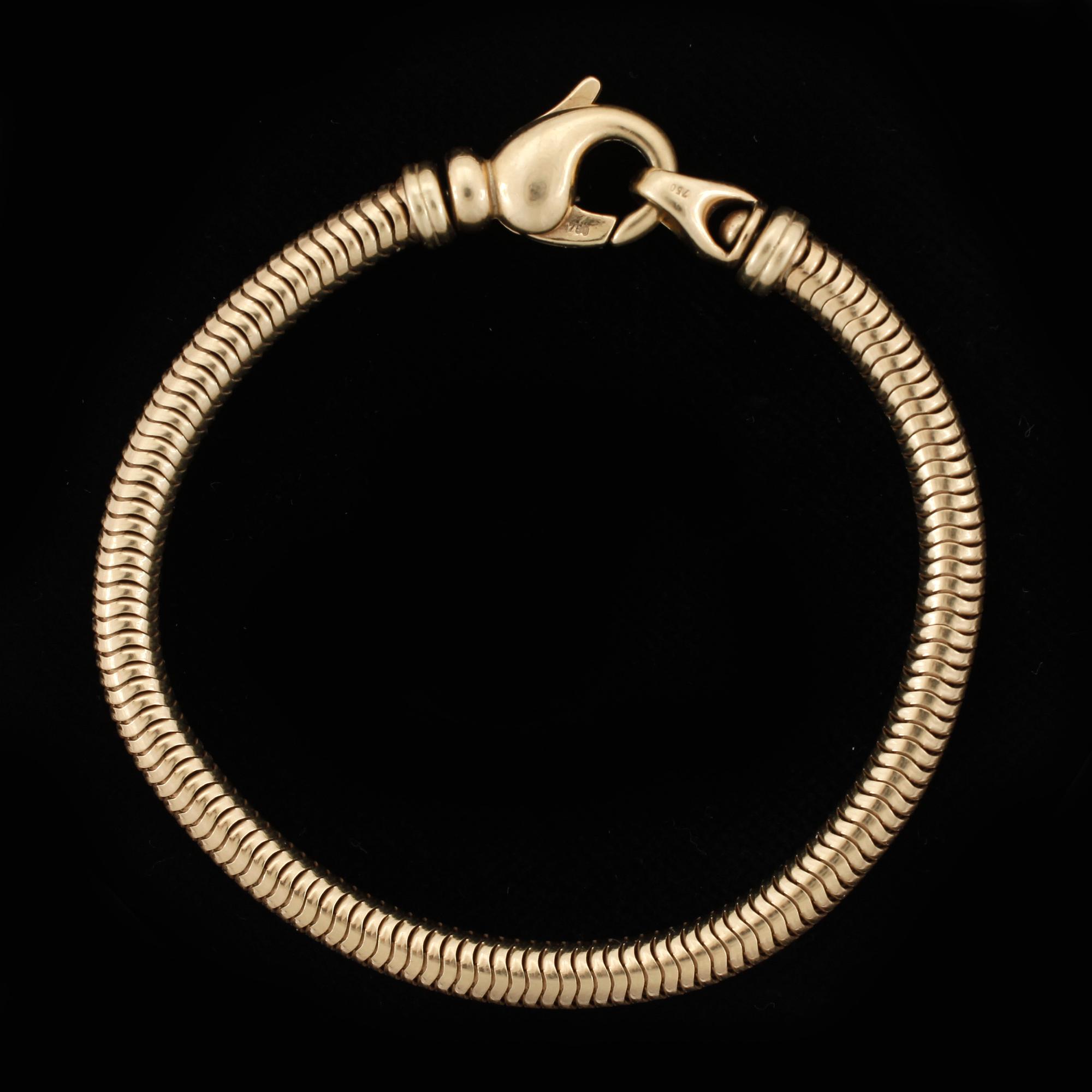 ARMBAND, 18 K guld, ca 29 g.
