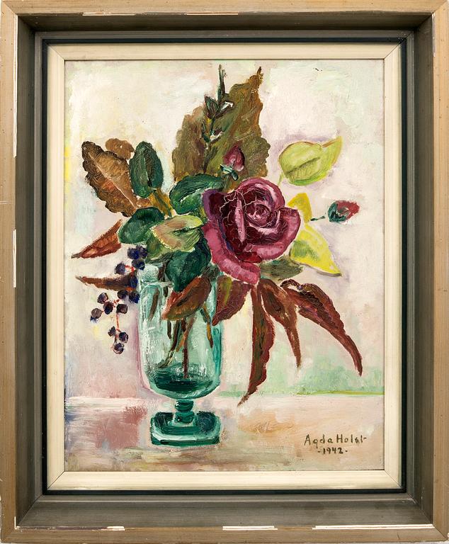 Agda Holst, oil on canvas, signed and dated 1942.
