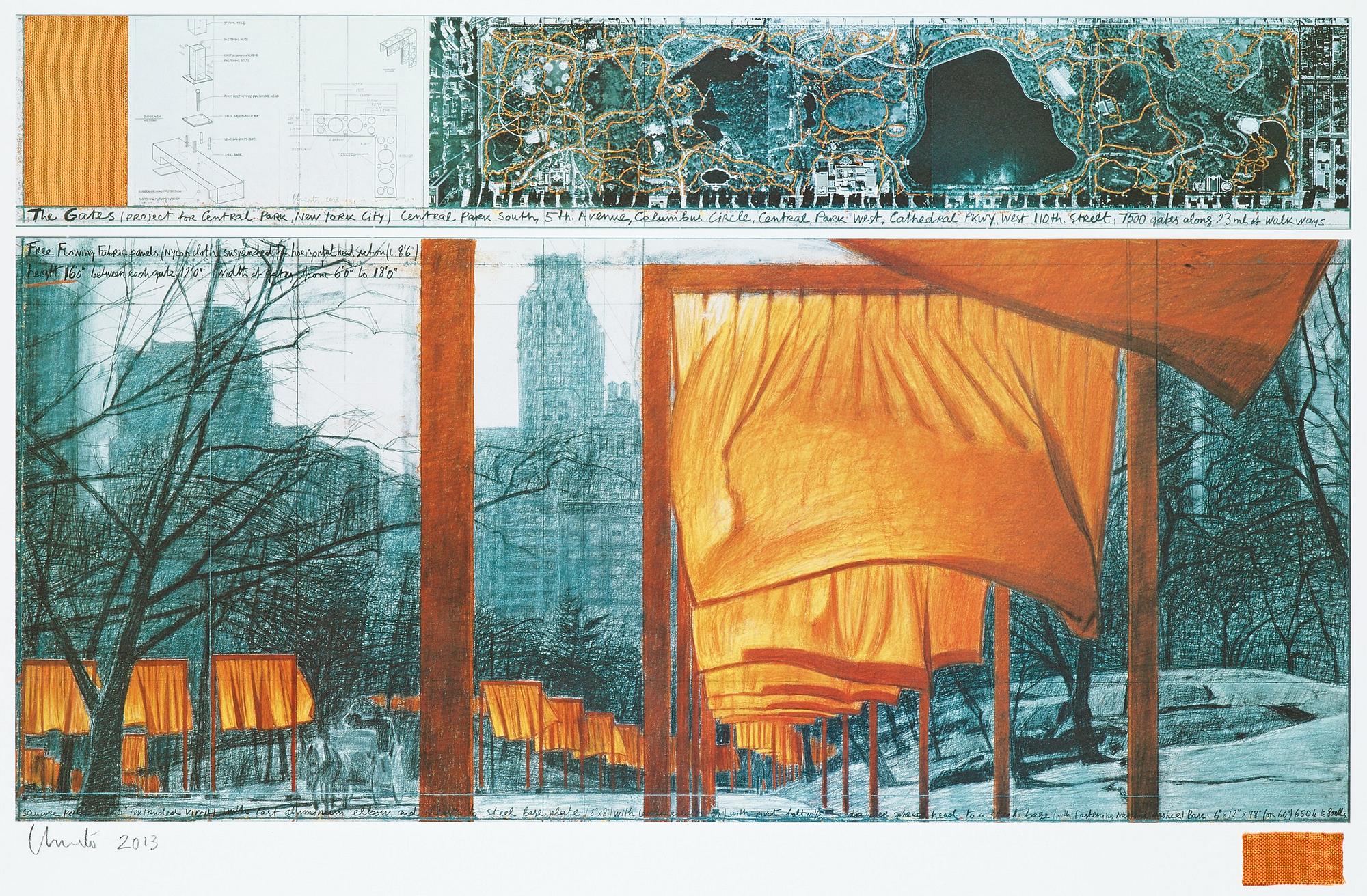 Christo & Jeanne-Claude, "The Gates, Central Park, New York".