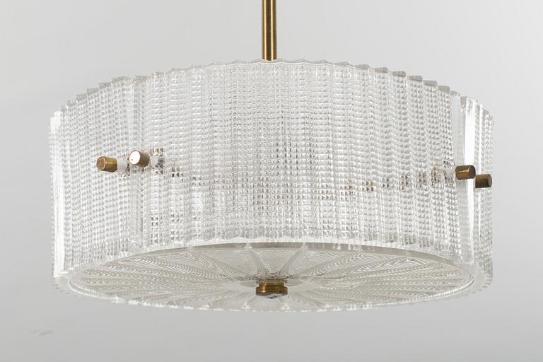 A SWEDISH ORREFORS LAMP.