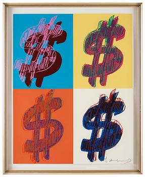 Andy Warhol, "$ (Quadrant)".
